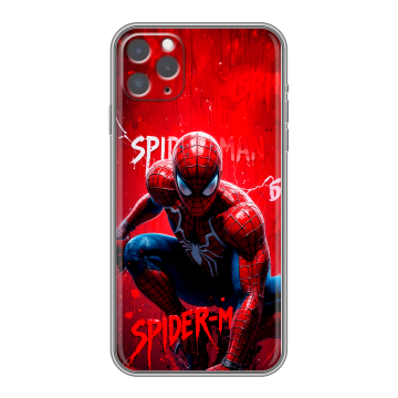 Силиконовый чехол на Iphone 11 Pro с принтом Spiderman Человек паук Силиконовый чехол на Iphone 11 Pro с принтом Spiderman Человек паук