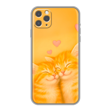 Силиконовый чехол на Iphone 11 Pro с принтом Милые котята Силиконовый чехол на Iphone 11 Pro с принтом Милые котята