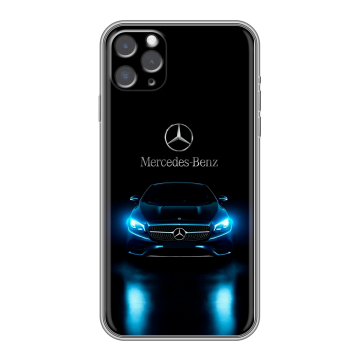 Силиконовый чехол на Iphone 11 Pro с принтом Mercedes Мерседес
