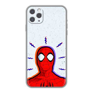 Силиконовый чехол на Iphone 11 Pro с принтом Spiderman Человек паук