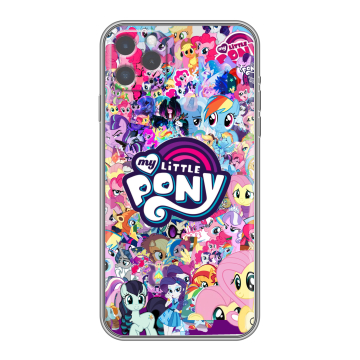 Силиконовый чехол на Iphone 11 Pro с принтом My little pony Дружба чудо Силиконовый чехол на Iphone 11 Pro с принтом My little pony Дружба чудо