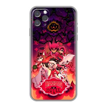 Силиконовый чехол на Iphone 11 Pro с принтом Hazbin Hotel Отель Хазбин Силиконовый чехол на Iphone 11 Pro с принтом Hazbin Hotel Отель Хазбин