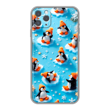 Силиконовый чехол на Iphone 11 Pro с принтом Новый год