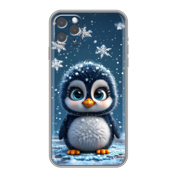 Силиконовый чехол на Iphone 11 Pro с принтом Новый год