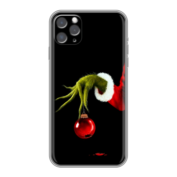 Силиконовый чехол на Iphone 11 Pro с принтом Новый год Гринч