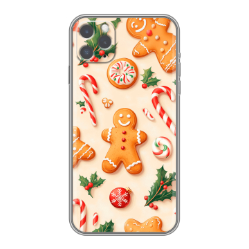 Силиконовый чехол на Iphone 11 Pro с принтом Новый год