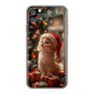 Силиконовый чехол на Iphone 11 Pro с принтом Новый год
