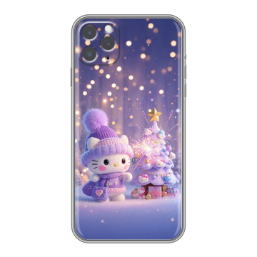 Силиконовый чехол на Iphone 11 Pro с принтом Новый год