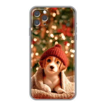 Силиконовый чехол на Iphone 11 Pro с принтом Новый год