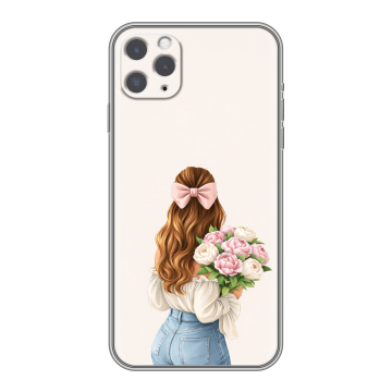 Силиконовый чехол на Iphone 11 Pro с принтом женский Силиконовый чехол на Iphone 11 Pro с принтом женский