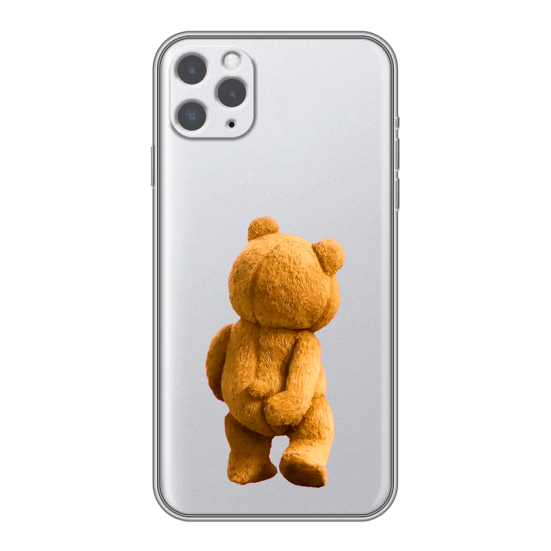 Пластиковый чехол на Iphone 11 Pro с принтом Медведь Пластиковый чехол на Iphone 11 Pro с принтом Медведь