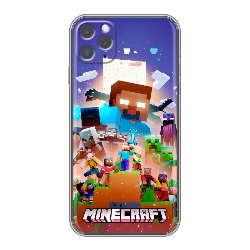 Пластиковый чехол на Iphone 11 Pro с принтом Майнкрафт Minecraft Пластиковый чехол на Iphone 11 Pro с принтом Майнкрафт Minecraft