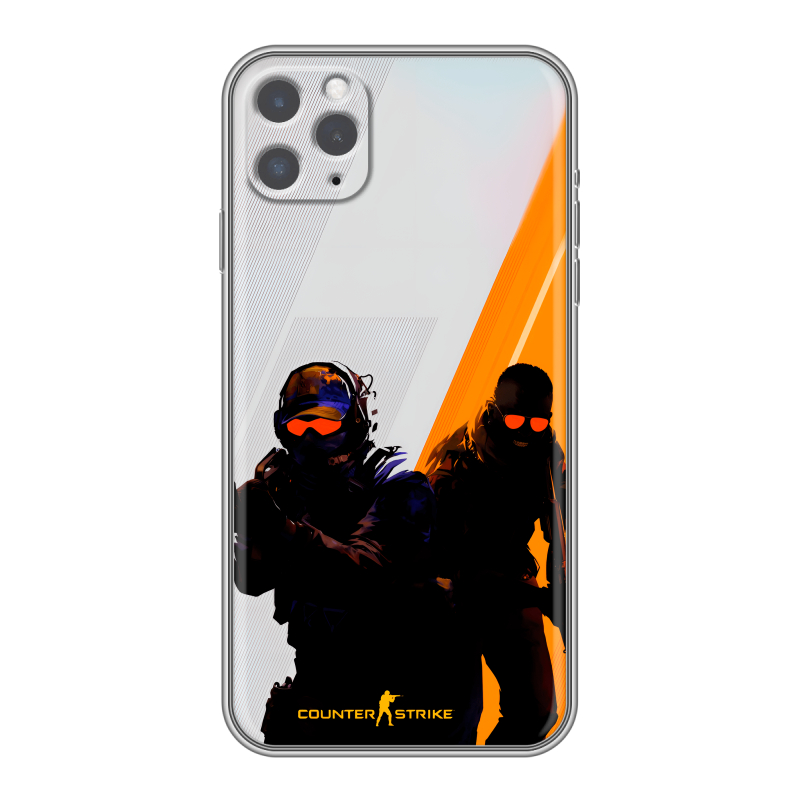 Силиконовый чехол на iPhone 11 Pro с принтом Контер страйк Counter strike Силиконовый чехол на iPhone 11 Pro с принтом Контер страйк Counter strike