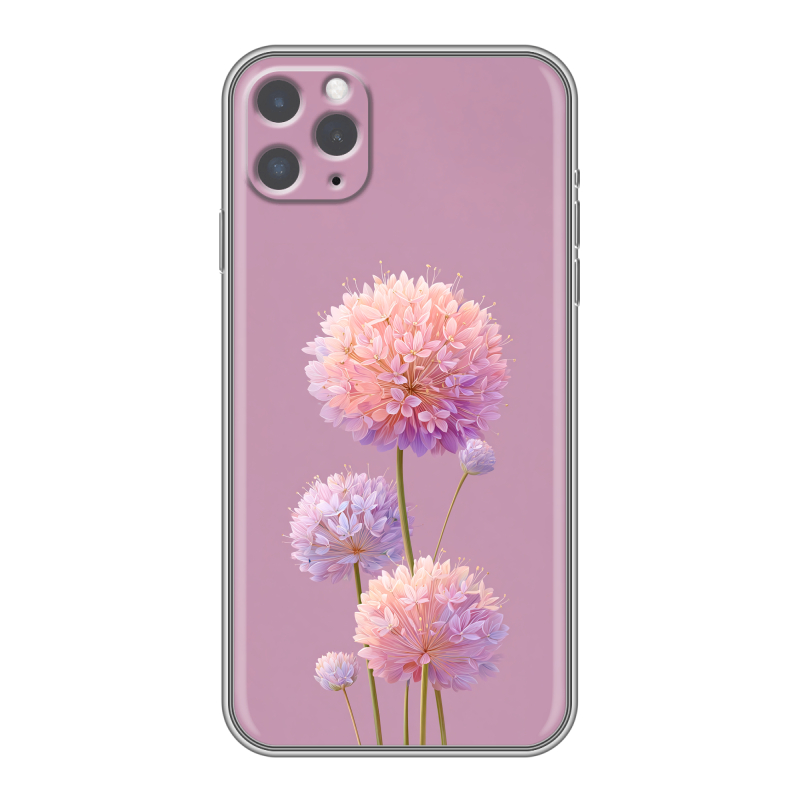 Силиконовый чехол на Iphone 11 Pro с принтом Цветы Силиконовый чехол на Iphone 11 Pro с принтом Цветы