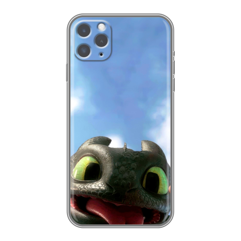 Пластиковый чехол на Iphone 11 Pro с принтом Как приручить дракона Пластиковый чехол на Iphone 11 Pro с принтом Как приручить дракона