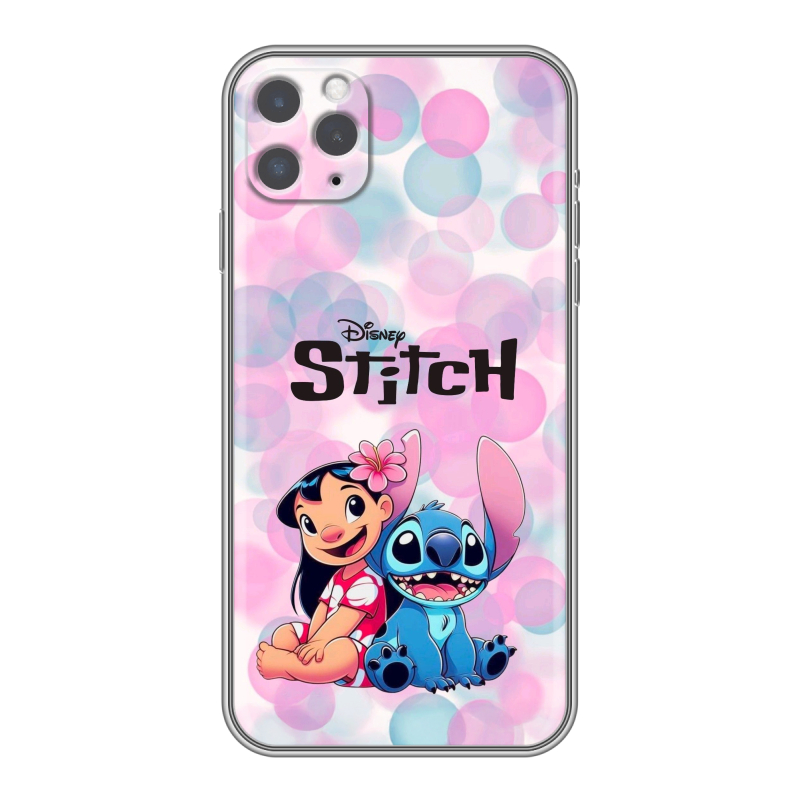 Силиконовый чехол на Iphone 11 Pro с принтом Лило и Стич Силиконовый чехол на Iphone 11 Pro с принтом Лило и Стич
