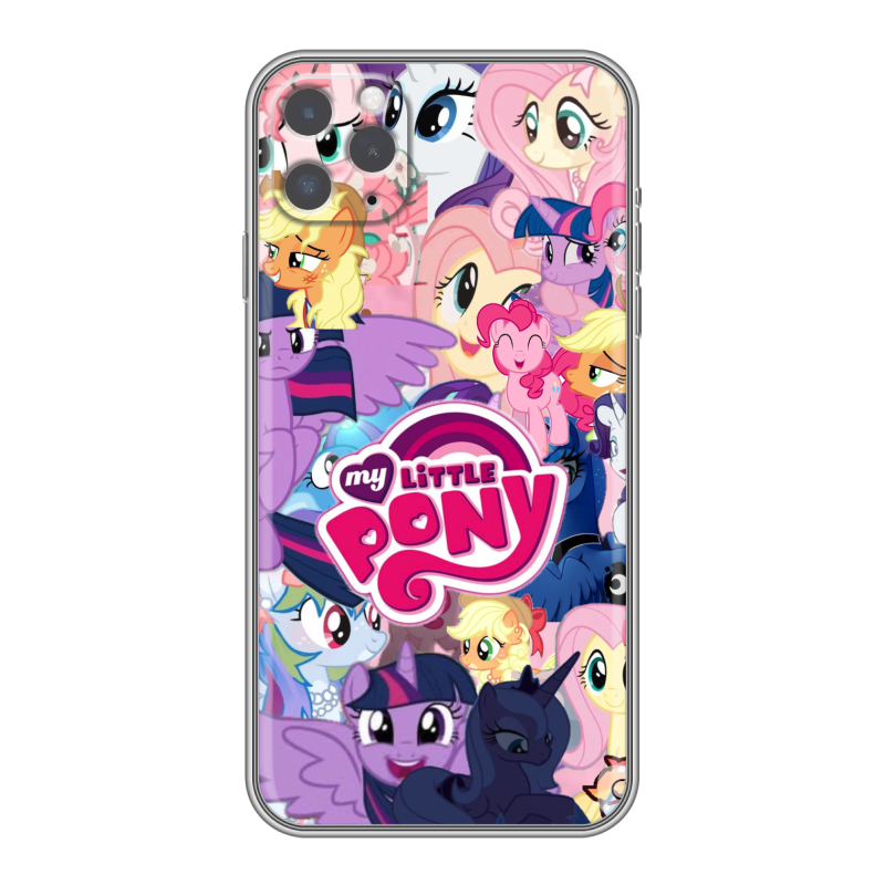 Силиконовый чехол на Iphone 11 Pro с принтом My little pony Дружба чудо Силиконовый чехол на Iphone 11 Pro с принтом My little pony Дружба чудо