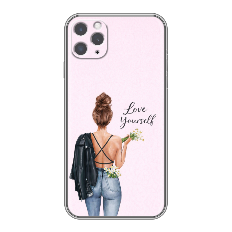 Силиконовый чехол на iPhone 11 Pro с принтом женский Силиконовый чехол на iPhone 11 Pro с принтом женский