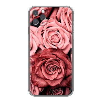 Силиконовый чехол на iPhone 11 Pro Max с принтом Цветы розы