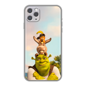 Силиконовый чехол на Iphone 11 Pro Max с принтом Шрек Shrek