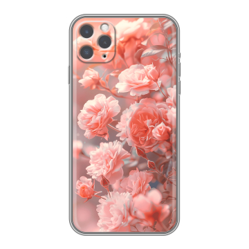 Силиконовый чехол на Iphone 11 Pro Max с принтом Розы цветы Силиконовый чехол на Iphone 11 Pro Max с принтом Розы цветы