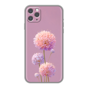 Силиконовый чехол на Iphone 11 Pro Max с принтом Цветы