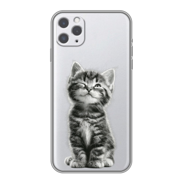 Силиконовый чехол на Iphone 11 Pro Max с принтом Котенок Силиконовый чехол на Iphone 11 Pro Max с принтом Котенок