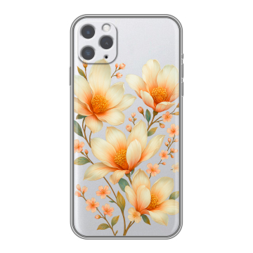 Силиконовый чехол на Iphone 11 Pro Max с принтом Цветы