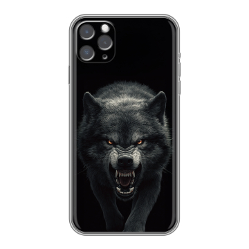 Силиконовый чехол на Iphone 11 Pro Max с принтом Волк Силиконовый чехол на Iphone 11 Pro Max с принтом Волк