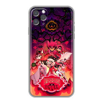 Силиконовый чехол на Iphone 11 Pro Max с принтом Hazbin Hotel Отель Хазбин Силиконовый чехол на Iphone 11 Pro Max с принтом Hazbin Hotel Отель Хазбин