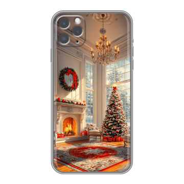 Силиконовый чехол на Iphone 11 Pro Max с принтом Новый год