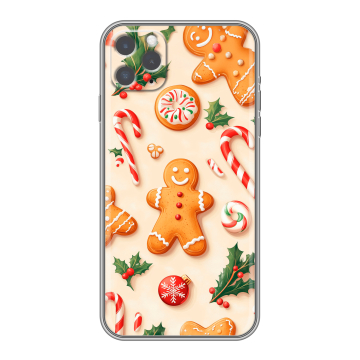 Силиконовый чехол на Iphone 11 Pro Max с принтом Новый год