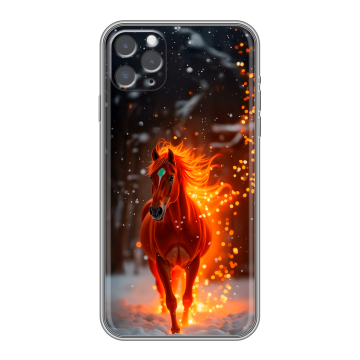 Силиконовый чехол на Iphone 11 Pro Max с принтом Новый год