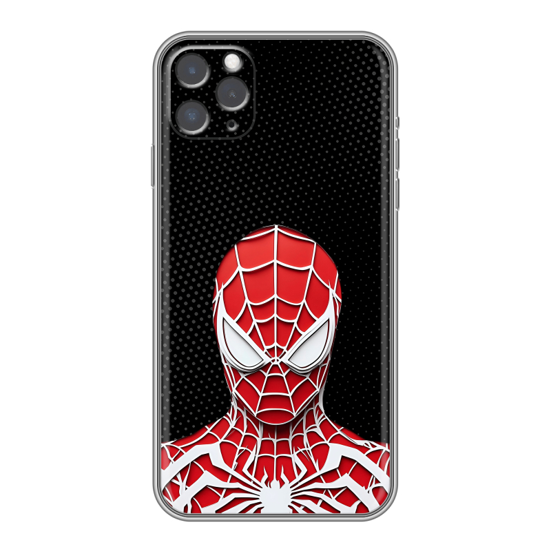 Силиконовый чехол на Iphone 11 Pro Max с принтом человек паук spiderman Силиконовый чехол на Iphone 11 Pro Max с принтом человек паук spiderman