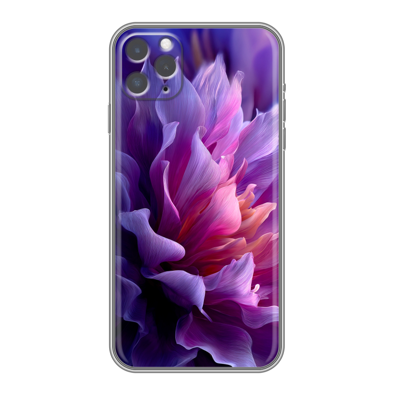 Силиконовый чехол на iPhone 11 Pro Max с принтом женский цветы Силиконовый чехол на iPhone 11 Pro Max с принтом женский цветы