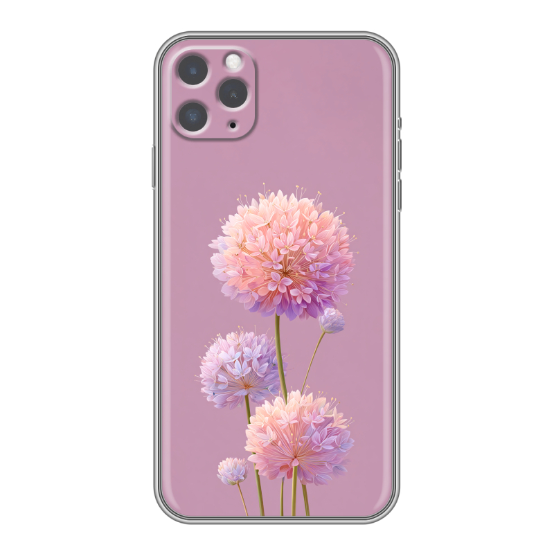 Пластиковый чехол на Iphone 11 Pro Max с принтом Цветы Пластиковый чехол на Iphone 11 Pro Max с принтом Цветы
