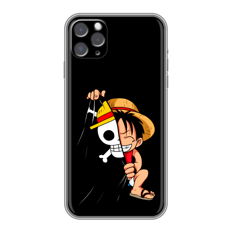 Силиконовый чехол на Iphone 11 Pro Max с принтом One Piece Ван Пис Силиконовый чехол на Iphone 11 Pro Max с принтом One Piece Ван Пис