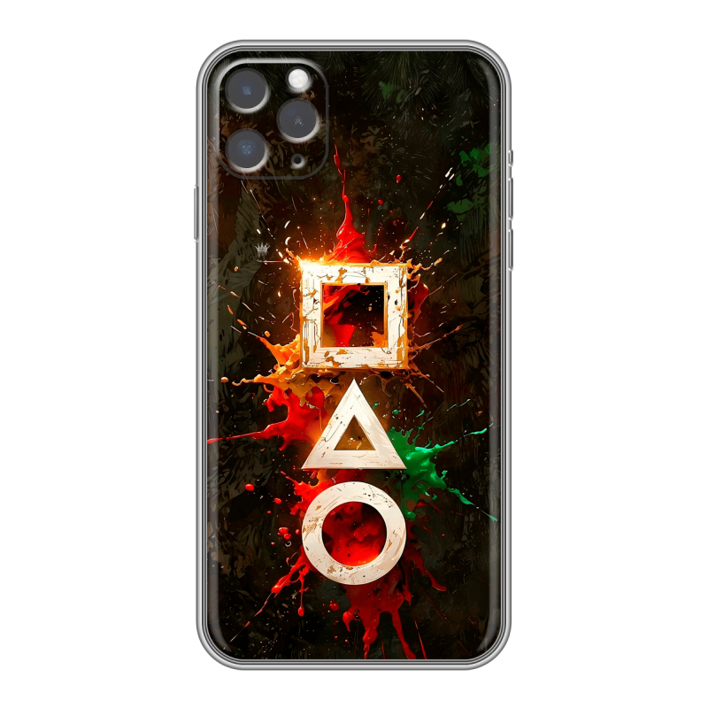 Пластиковый чехол на Iphone 11 Pro Max с принтом Squid Game Игра кальмара Пластиковый чехол на Iphone 11 Pro Max с принтом Squid Game Игра кальмара