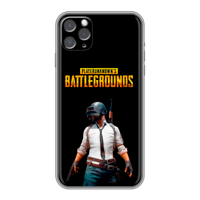 Силиконовый противоударный чехол на Iphone 11 Pro Max с принтом PUGB ПАГБ Силиконовый противоударный чехол на Iphone 11 Pro Max с принтом PUGB ПАГБ