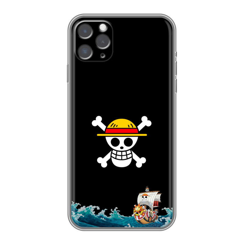 Силиконовый чехол на Iphone 11 Pro Max с принтом One Piece Ван Пис Силиконовый чехол на Iphone 11 Pro Max с принтом One Piece Ван Пис