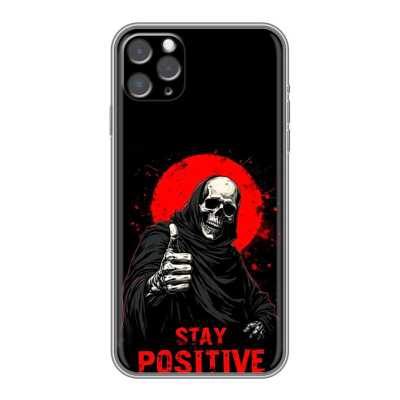 Пластиковый чехол на Iphone 11 Pro Max с принтом смешной скелет Пластиковый чехол на Iphone 11 Pro Max с принтом смешной скелет