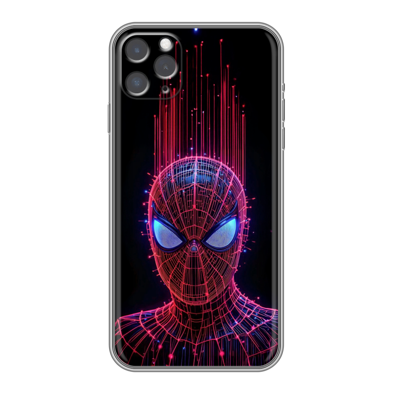 Силиконовый чехол на Iphone 11 Pro Max с принтом Spiderman Человек паук Силиконовый чехол на Iphone 11 Pro Max с принтом Spiderman Человек паук