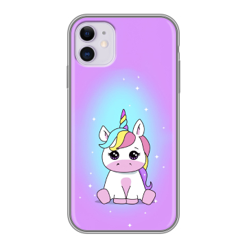 Силиконовый чехол на iPhone 11 с принтом Единорог Силиконовый чехол на iPhone 11 с принтом Единорог