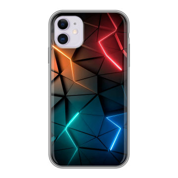 Силиконовый чехол на iPhone 11 с принтом Абстракция неон Силиконовый чехол на iPhone 11 с принтом Абстракция неон