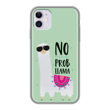 Силиконовый чехол на iPhone 11 с принтом Лама Силиконовый чехол на iPhone 11 с принтом Лама