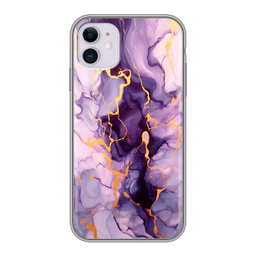 Силиконовый чехол на Iphone 11 с принтом Мрамор Силиконовый чехол на Iphone 11 с принтом Мрамор