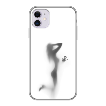 Силиконовый чехол на Iphone 11 с принтом Силуэт Силиконовый чехол на Iphone 11 с принтом Силуэт