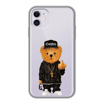 Силиконовый чехол на Iphone 11 с принтом Плюшевый медведь Силиконовый чехол на Iphone 11 с принтом Плюшевый медведь