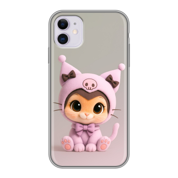 Силиконовый чехол на Iphone 11 с принтом Куроми Kuromi Силиконовый чехол на Iphone 11 с принтом Куроми Kuromi