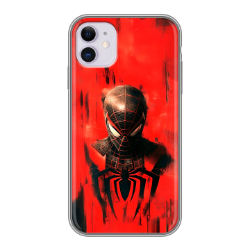 Силиконовый чехол на Iphone 11 с принтом человек паук spiderman Силиконовый чехол на Iphone 11 с принтом человек паук spiderman